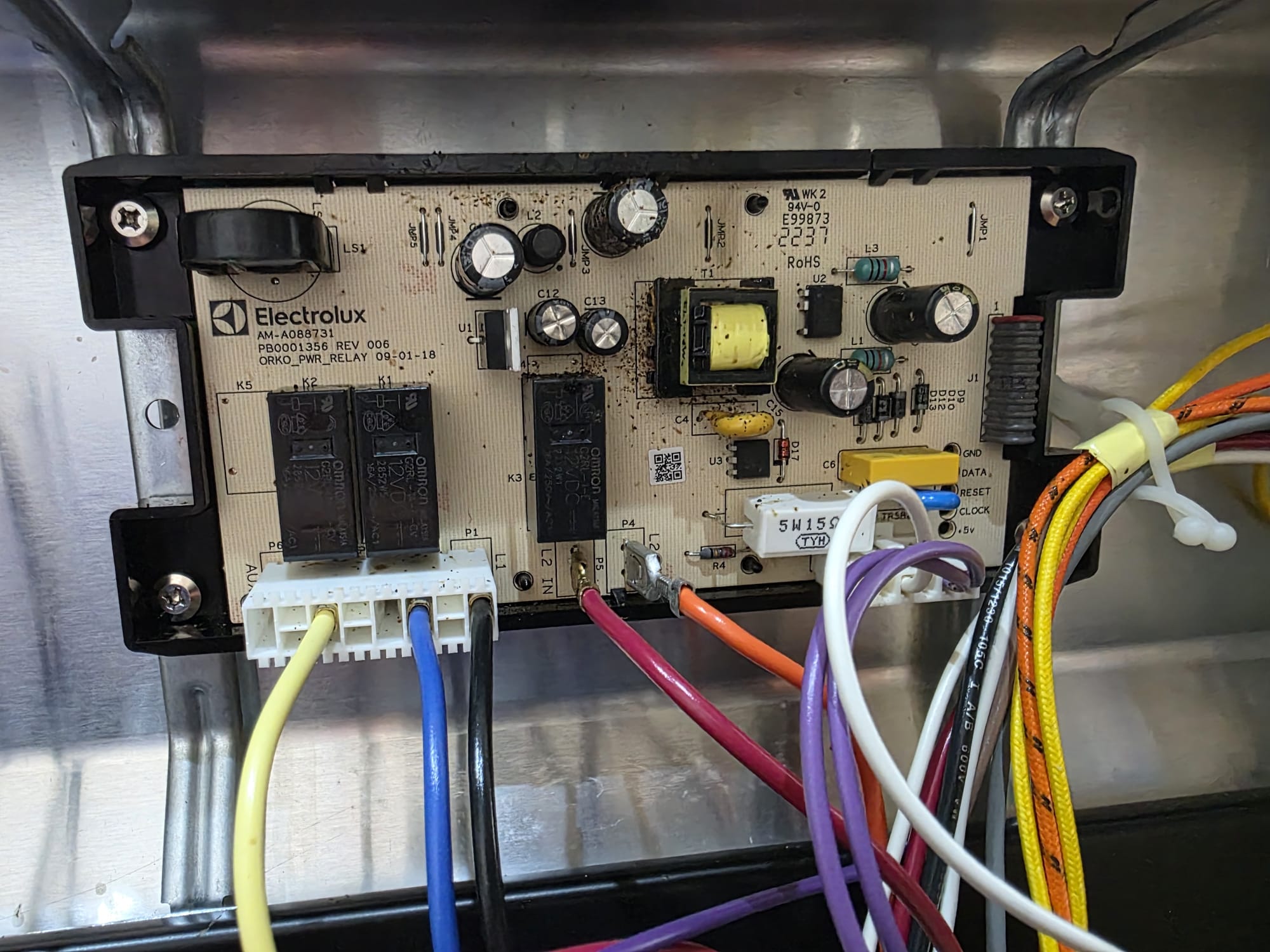 Oven control board repair